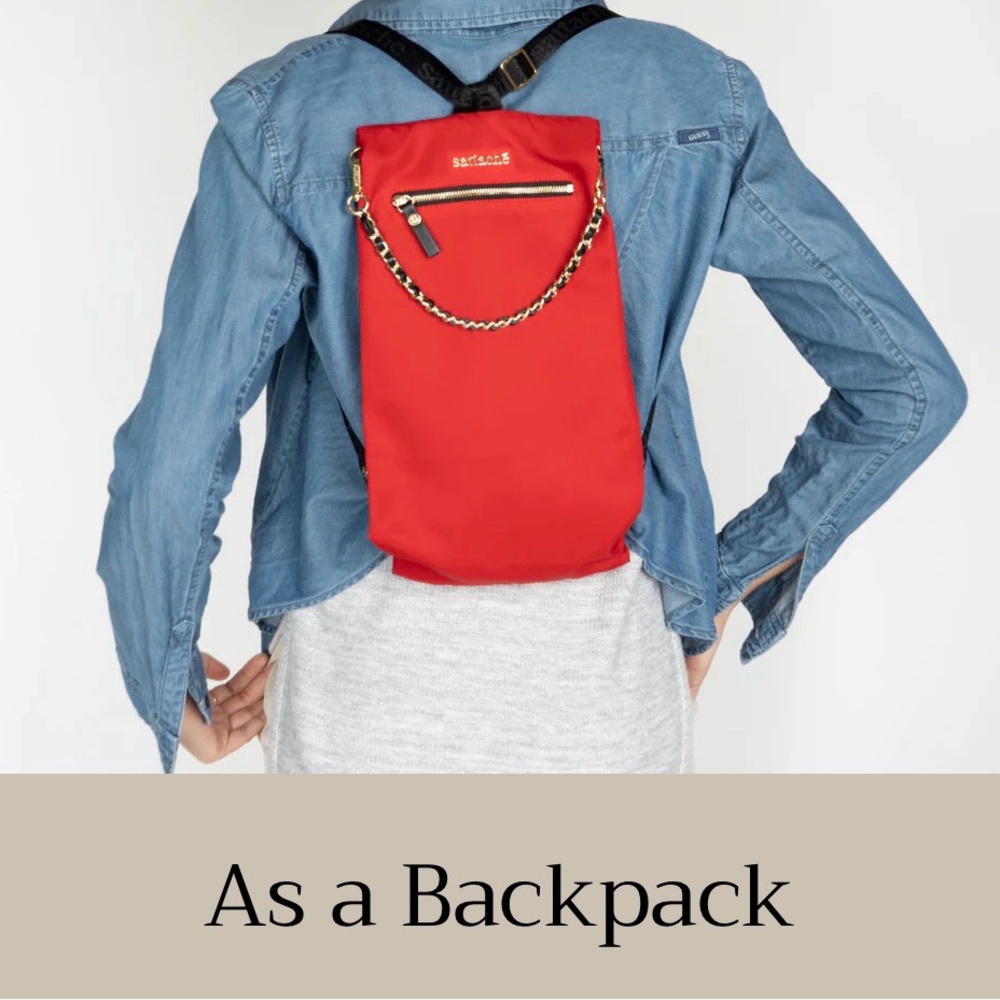 Red Sattache Crossbody Bag - Picture 14 of 16